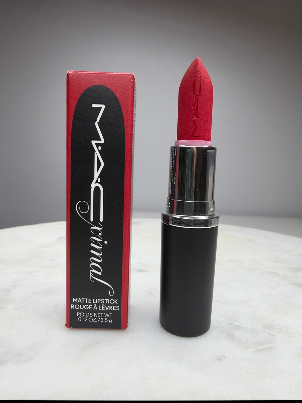 NIB M·A·CXIMAL Silky Matte Lipstick in Ruby Woo